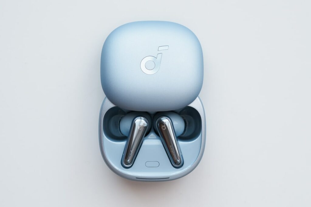 使用2時間程度　soundcore liberty 4 スカイブルー Anker アンカー 完全ワイヤレスイヤホン Bluetooth Soundcore
