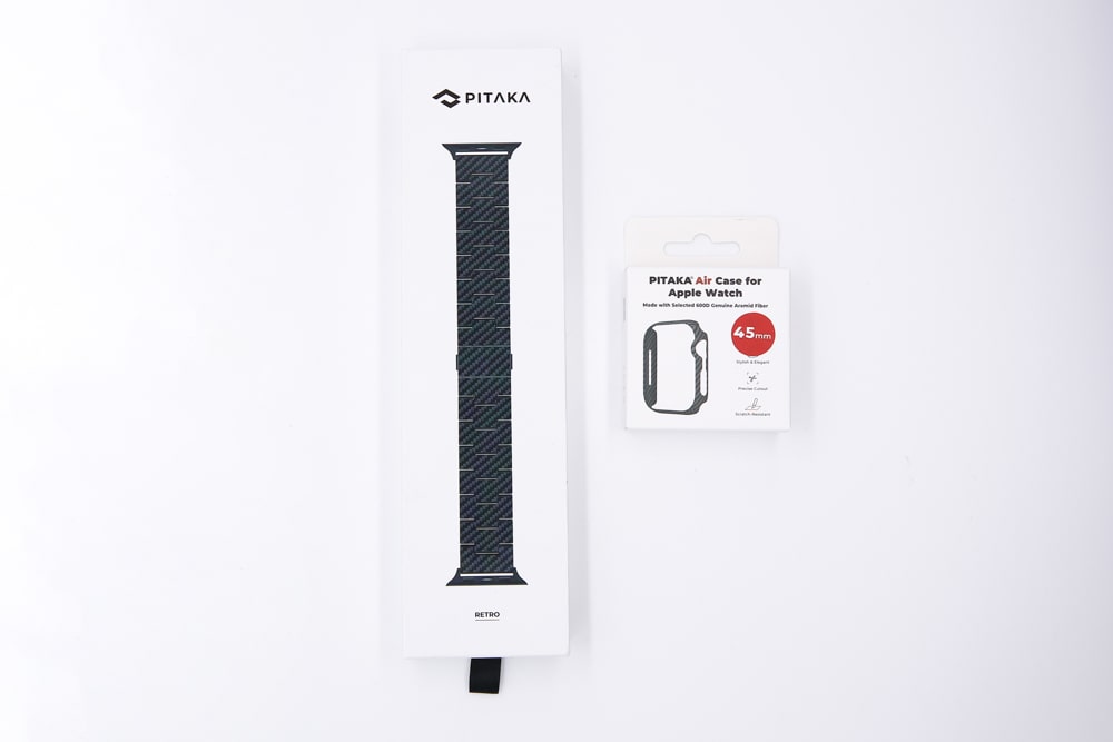 【レビュー】PITAKA カーボンファイバー Apple Watch バンド/Air Case