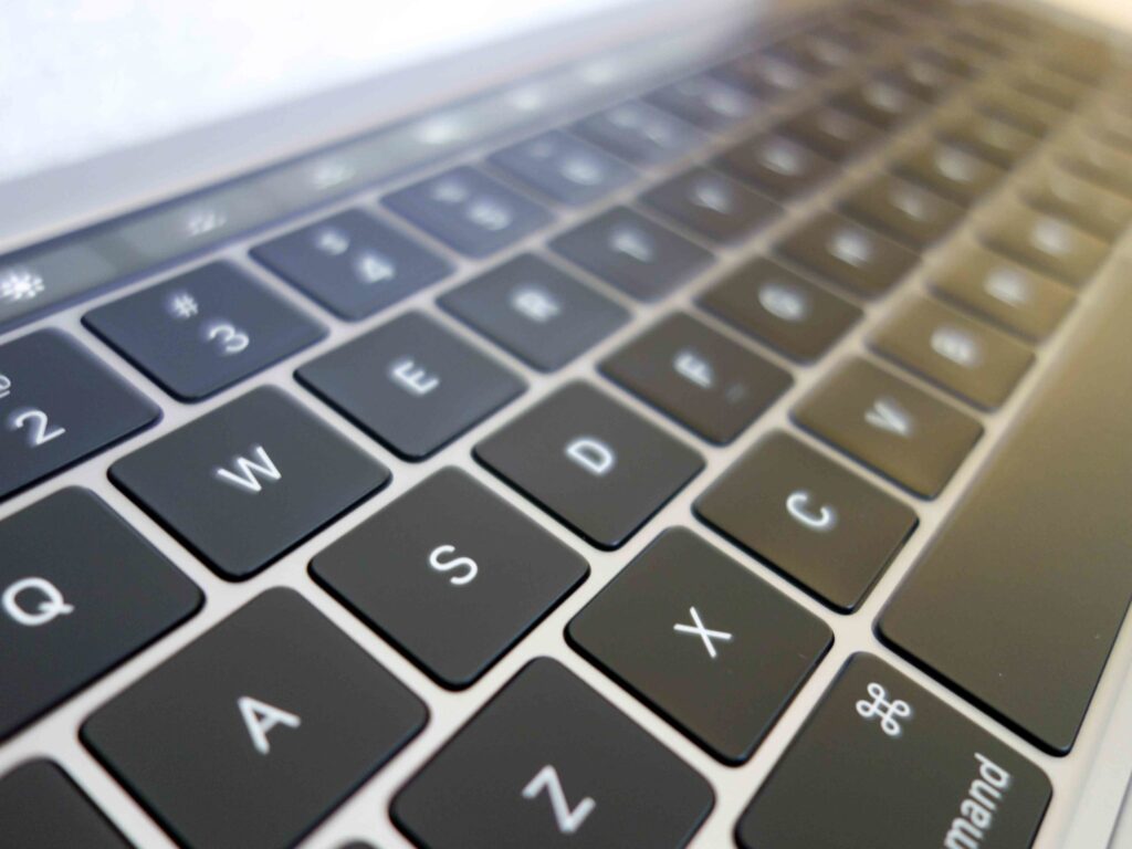 MacBook Pro 13インチ キーボードの操作感 MacBook Pro キーボードの操作感