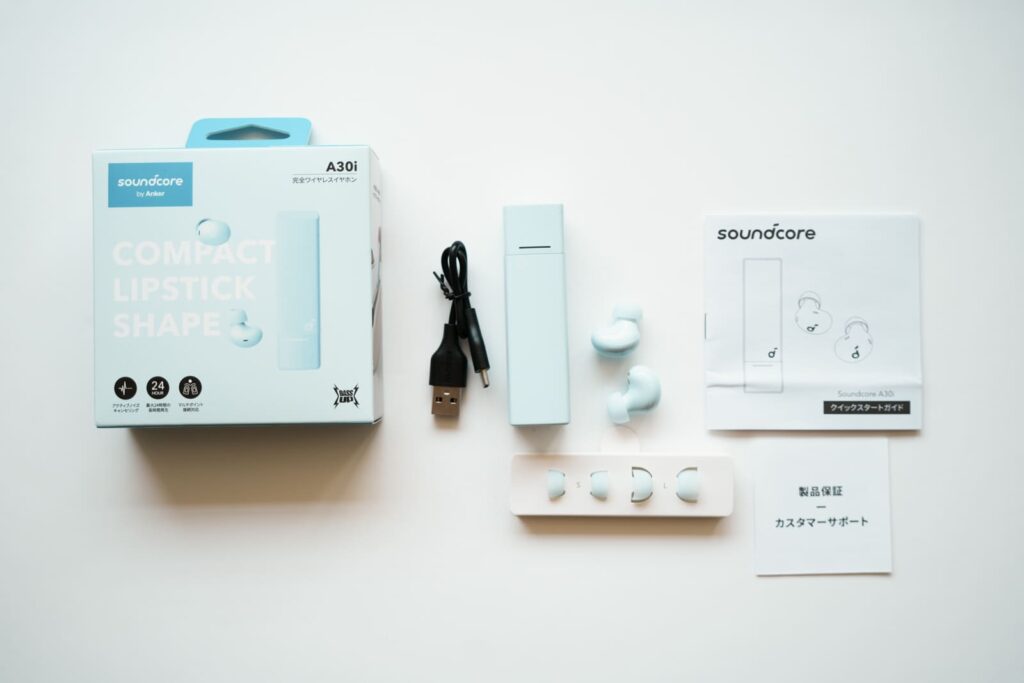 【付属品】Anker Soundcore A30i ワイヤレスイヤホン