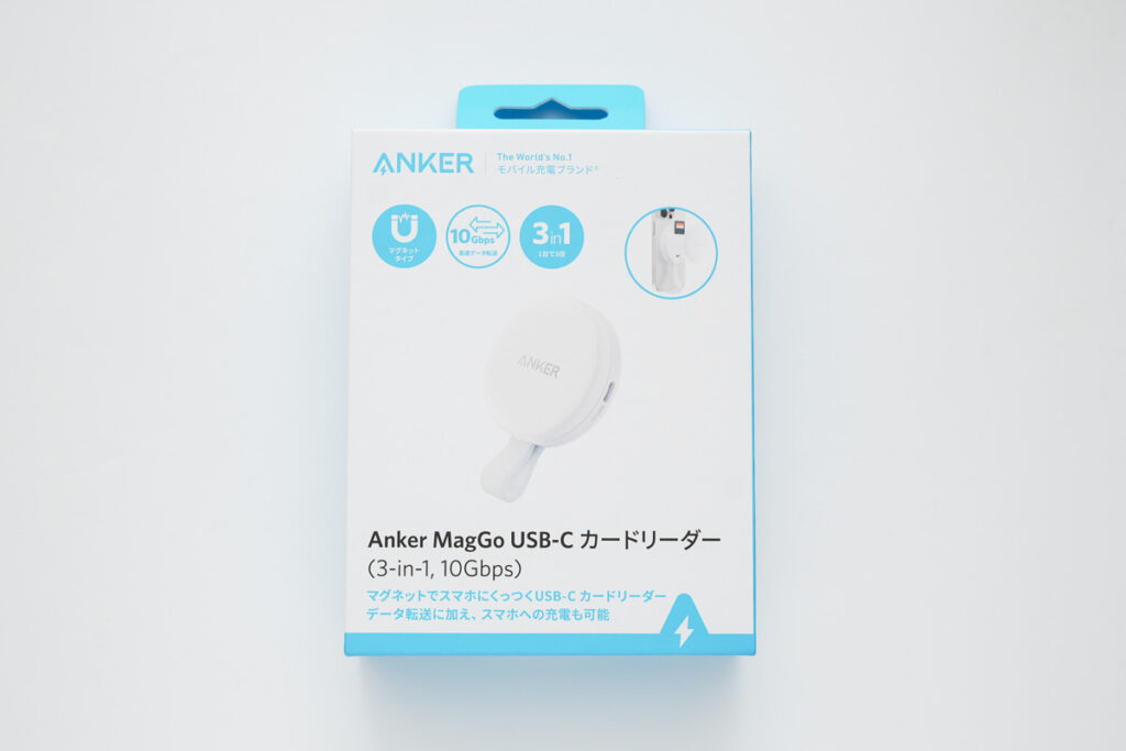 【概要】Anker MagGo USB-C カードリーダー