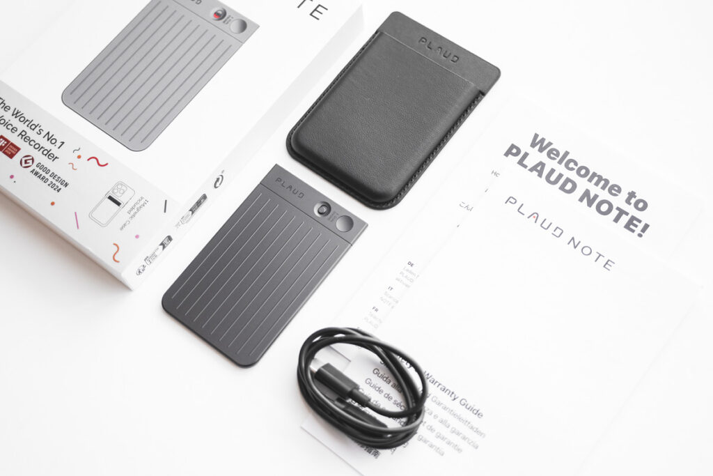 【付属品】PLAUD NOTE AIボイスレコーダー