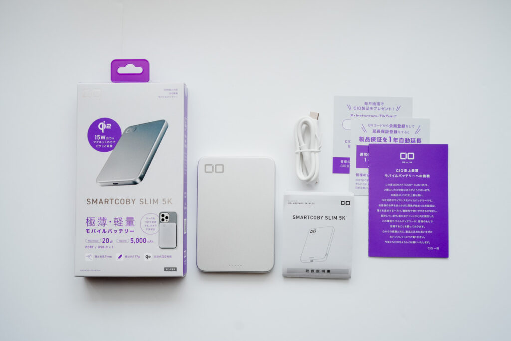 SMARTCOBY SLIM 5K モバイルバッテリー