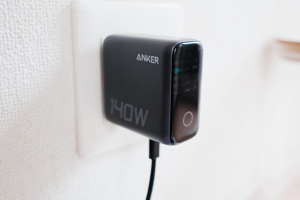 Anker Charger(140W, 4 Ports)with USB-C & USB-C ケーブル 充電器