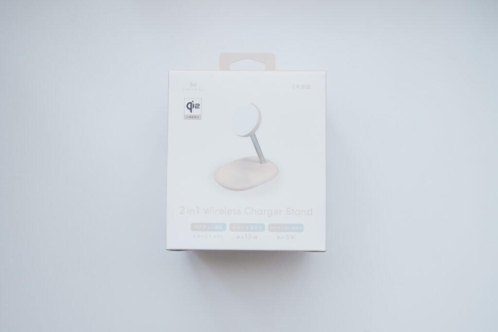 MOTTERU 2in1 マグネット式 ワイヤレス充電器