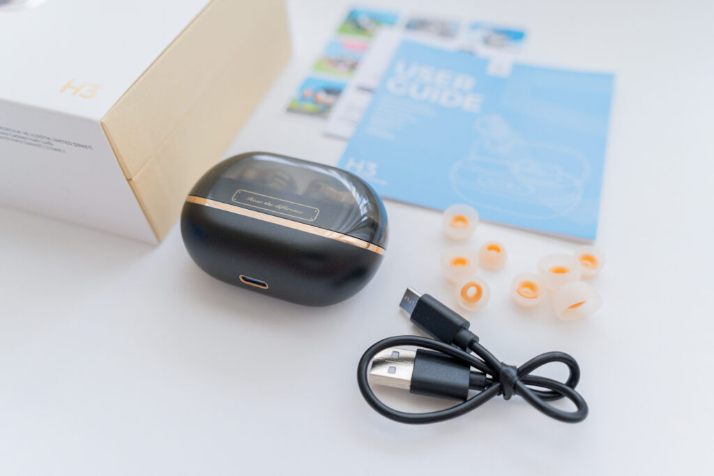 【付属品】SOUNDPEATS H3 ワイヤレスイヤホン