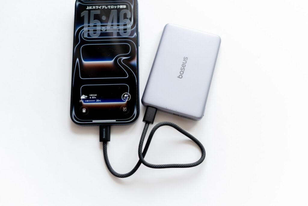 Baseus PicoGo AM41 超薄型マグネット式モバイルバッテリー