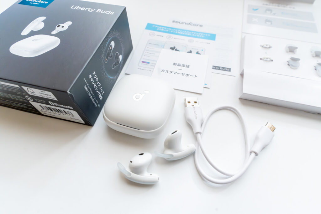 【付属品】Anker Soundcore Liberty Buds 完全ワイヤレスイヤホン