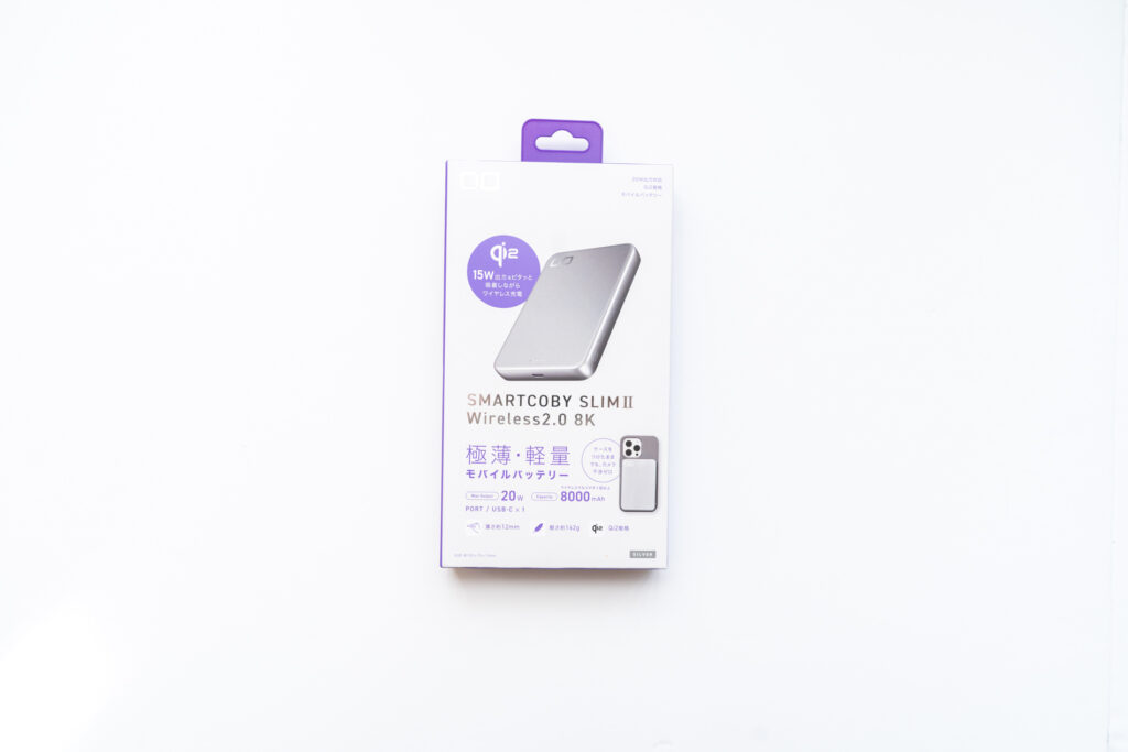 【概要】CIO SMARTCOBY SLIMⅡ Wireless 2.0 8K モバイルバッテリー