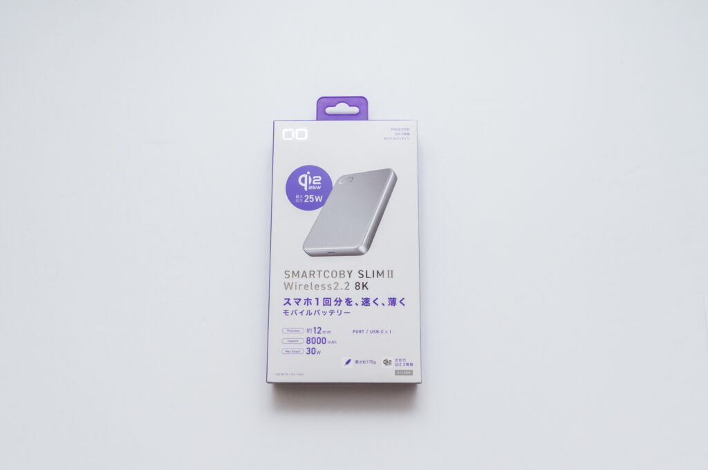 【概要】CIO SMARTCOBY SLIMⅡ Wireless 2.2 8K モバイルバッテリー