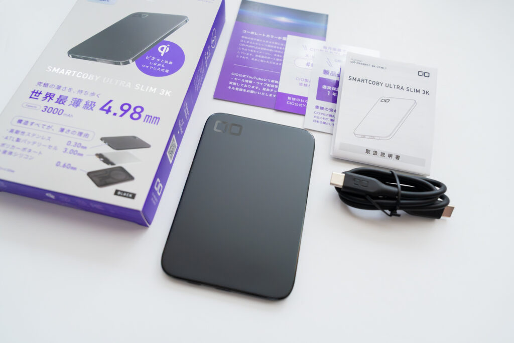 CIO SMARTCOBY ULTRA SLIM 3K モバイルバッテリー