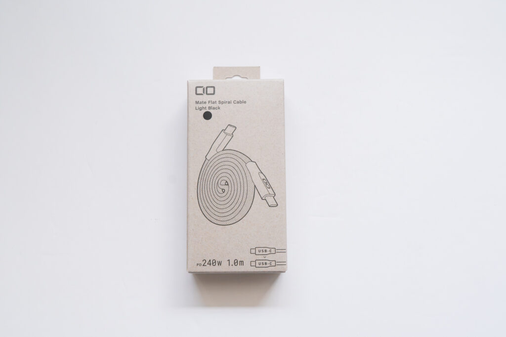 Flat Spiral Cable CtoC USB-Cケーブル
