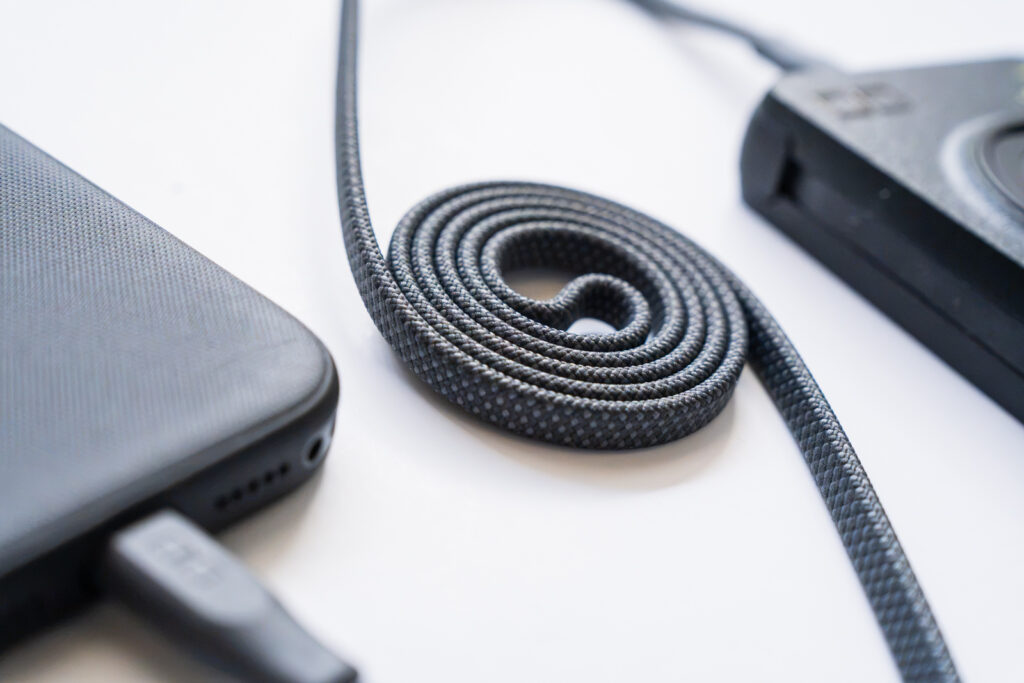 Flat Spiral Cable CtoC USB-Cケーブル