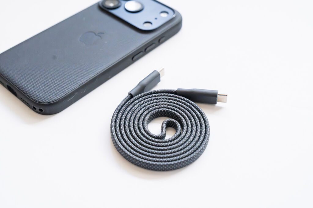 Flat Spiral Cable CtoC USB-Cケーブル